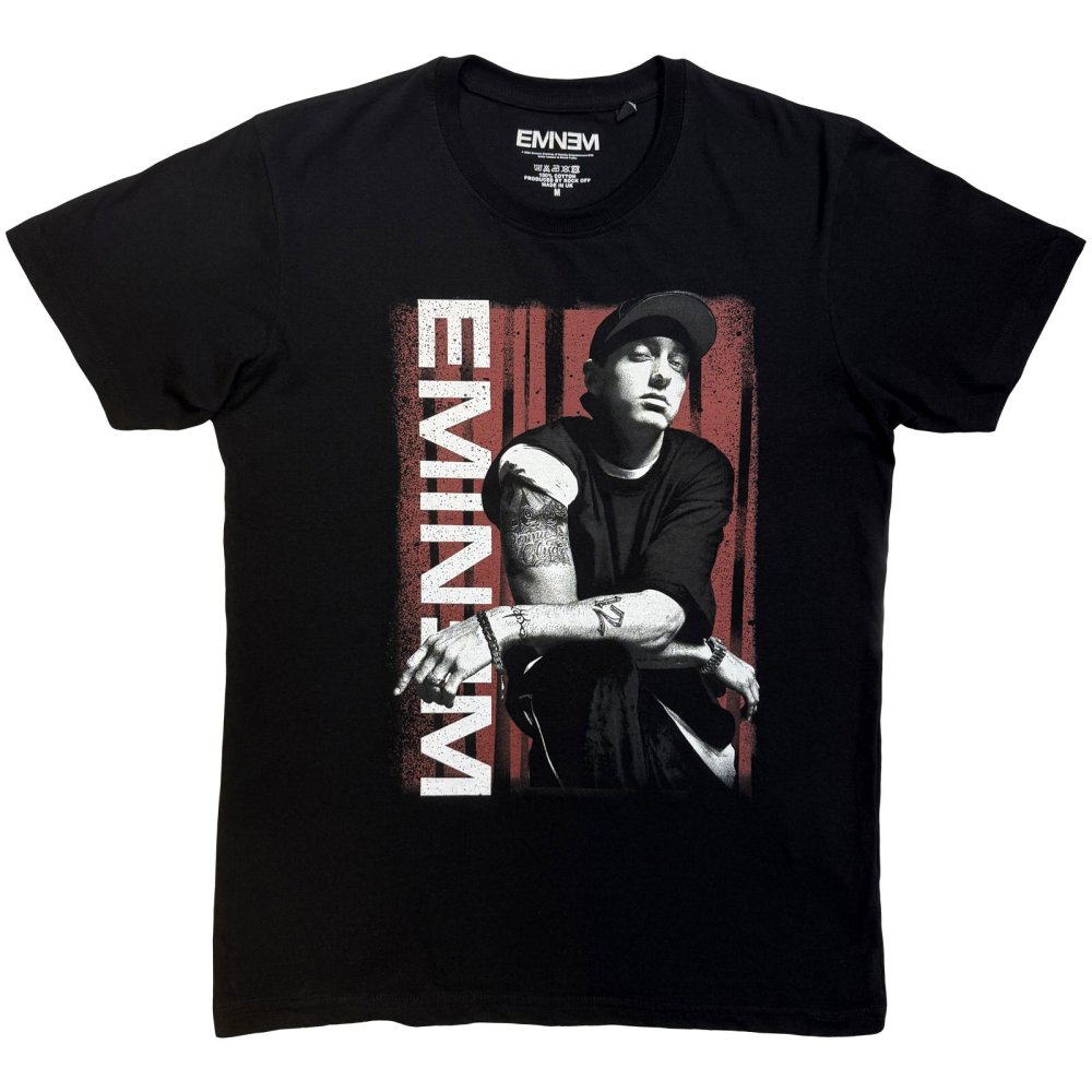 Eminem - Lean Heren Tshirt - Zwart
